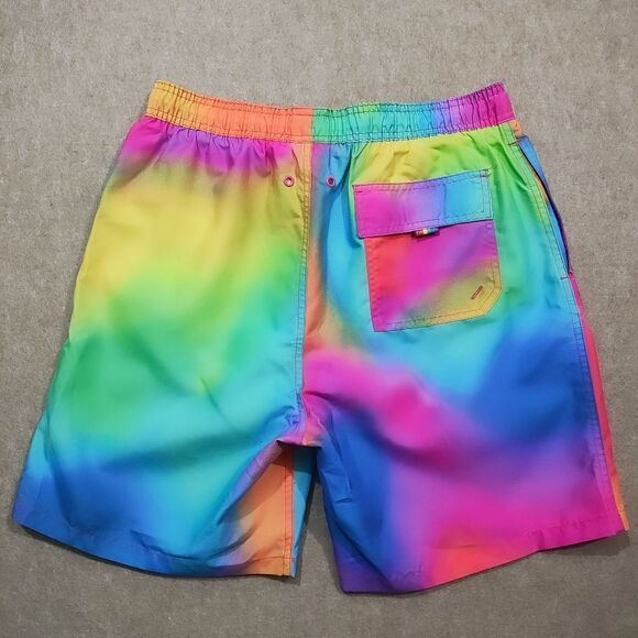 Calvin Klein Swimwear Pride Rainbow Swim Shorts  Medium #D - Picture 2 of 7